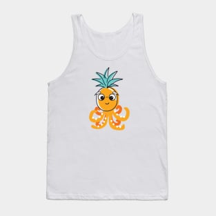 Cute Pineapple Octopus Tank Top